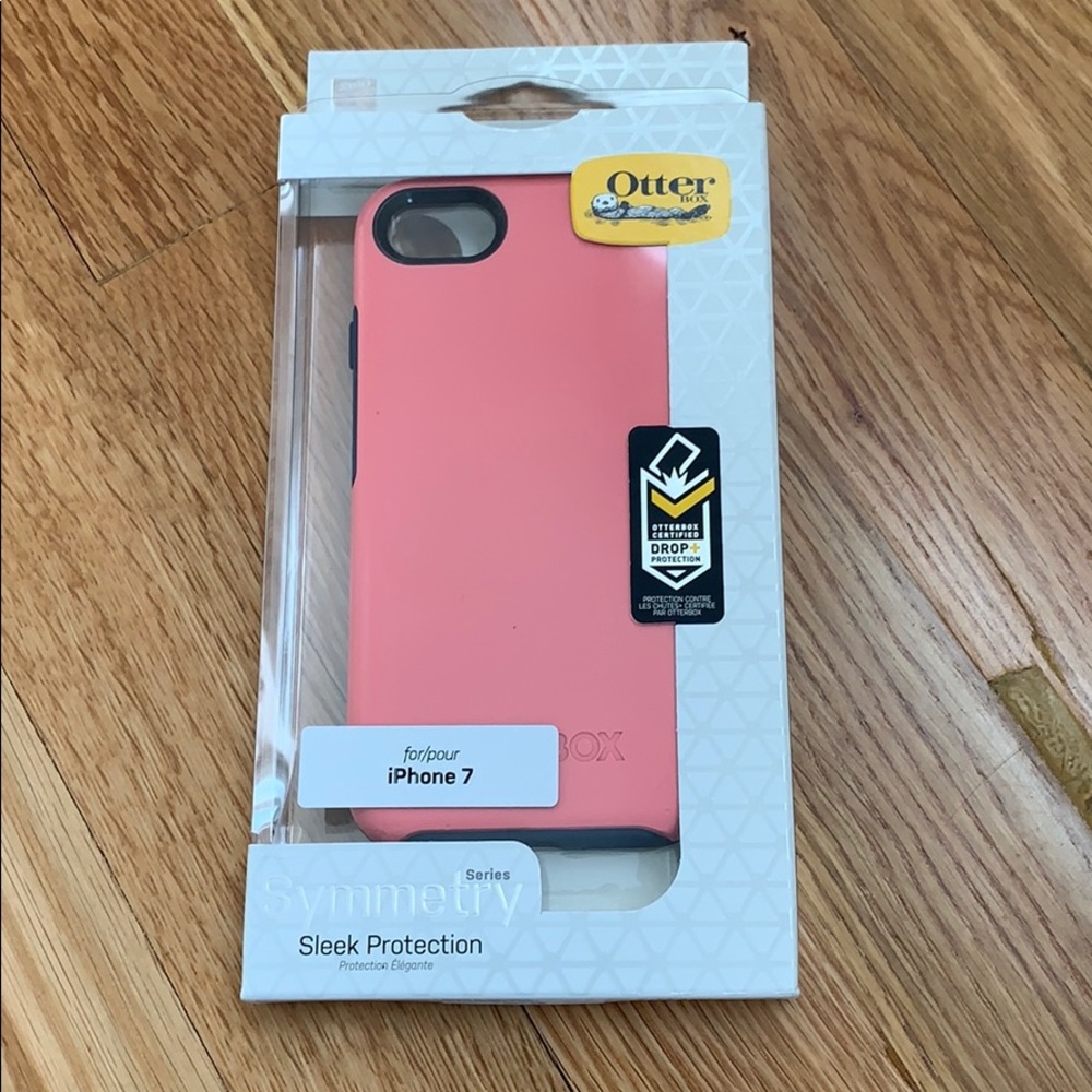 OtterBOX Symmetry. iPh7. Like new. Box, paperwork